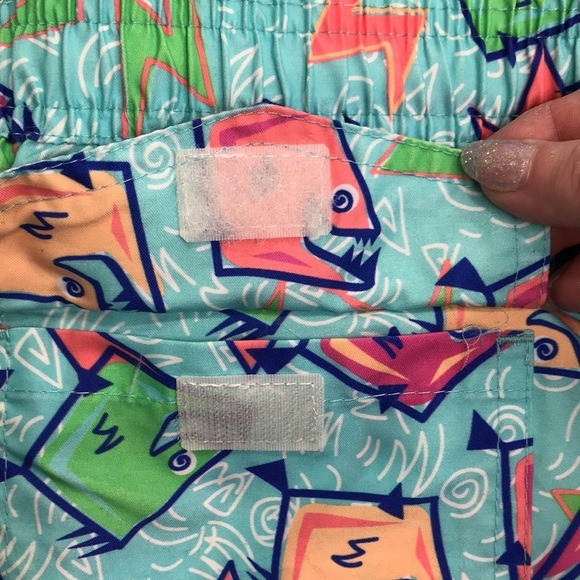 Tipsy Elves Men's Piranha Swim Trunks SIze Small - Picture 5 of 9